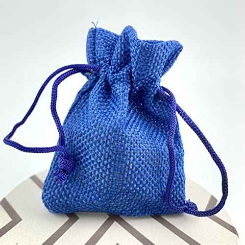 Pack Of 25 Burlap Gift Bags with Drawstring Linen Jewelry Pouches Wedding Hessian Jute Bags for Birthday and Treat Pouches Party Wedding Favors Gift