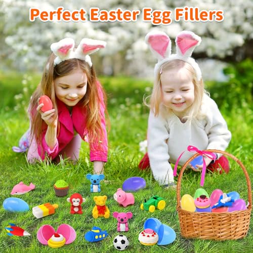 140 Animal Erasers Bulk (140 Count)