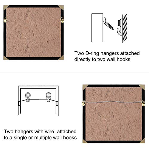 100 Pack Small Metal Triangle Ring Picture Hangers (100 Count)