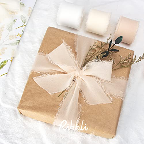White Chiffon Ribbon 1 (60 Foot)