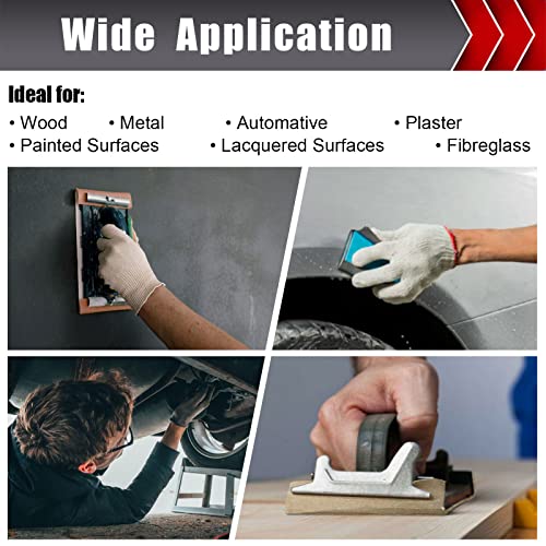 24 PCS 9" x 11" Wet Dry Sand Paper Assortment for Wood Metal Automotive (24 Count)