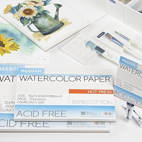 Cotton Watercolor Paper Block