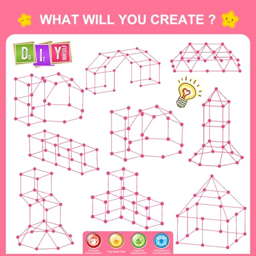Fort Building Kit for Kids
