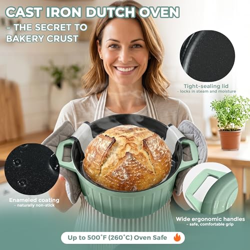 Sourdough Starter Kit with Dutch Oven (38 Count)