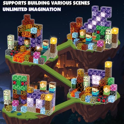 100PCS Magnetic Blocks (100 Count)