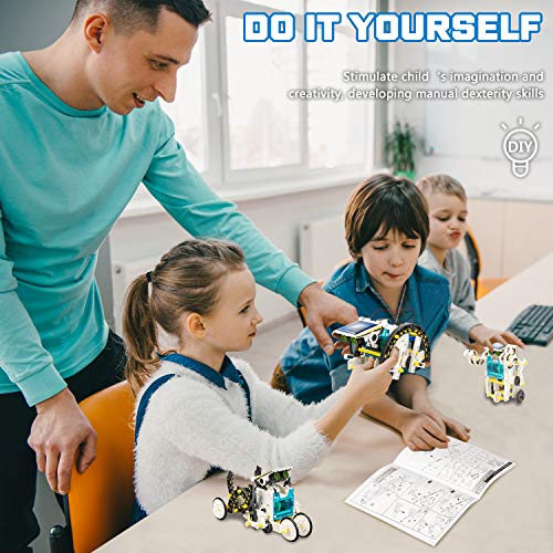 STEM 13-in-1 Solar Power Robots Toy,Educational Experiment DIY Robotics Kit