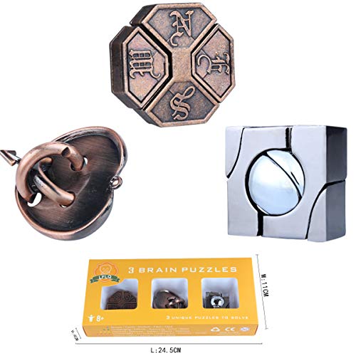 Brain Teaser Puzzle for Adults Puzzles Metal Hole Lock Adult Educational Toy Jigsaw IQ Puzzle
