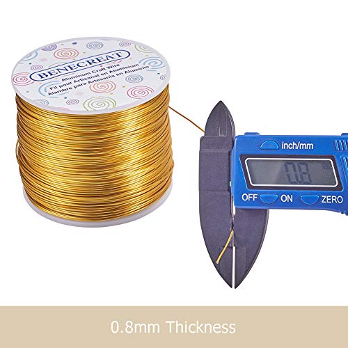 20 Gauge 770FT Aluminum Wire Anodized Jewelry Craft Making Beading Floral Colored Aluminum Craft Wire (770 Foot)