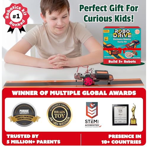 5in1 STEM Electronics Robotics Kit for Ages 8