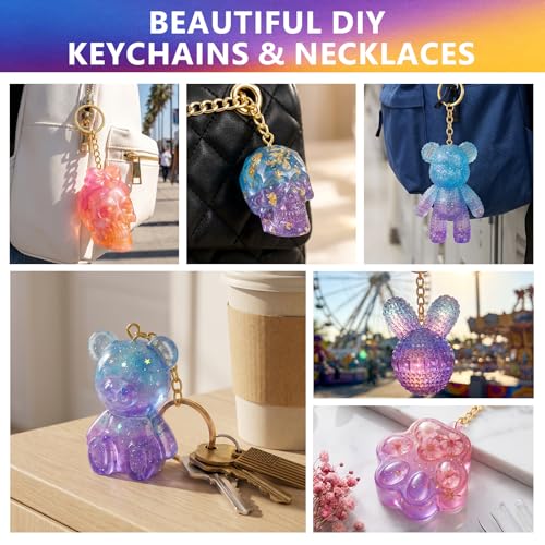 Epoxy Resin Kit 16OZ with 3D Molds
