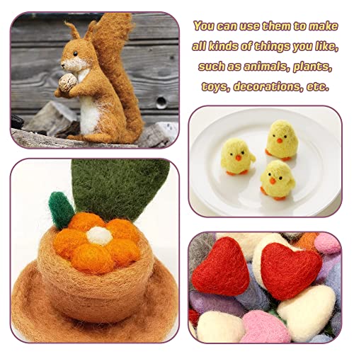 Needle Felting Wool 2.82oz (8 Count)