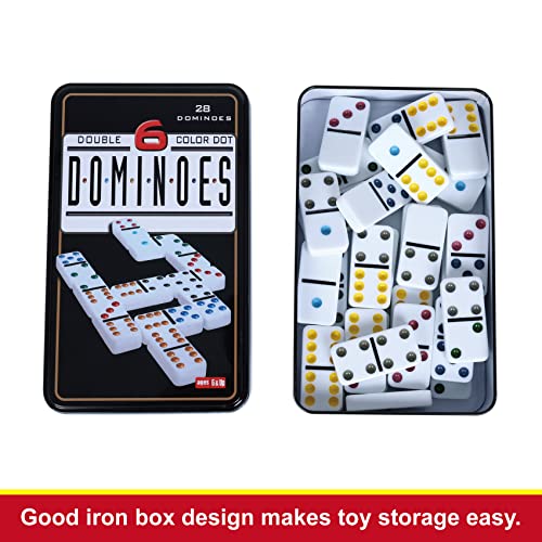 Double Six Dominoes Set
