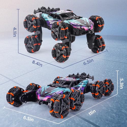 Cool 8 Wheels Hand Controlled RC Stunt Car Toys