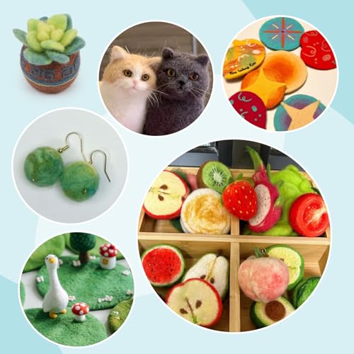40 Pcs Needle Felting Tools Felting Needles Kit Wool Supplies (40 Count)