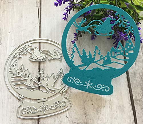 Metal Cutting Dies DIY Merry Christams Embossing Stencil Template Scrapbooking Card Making Mold Photo Album Arts Crafts Tools