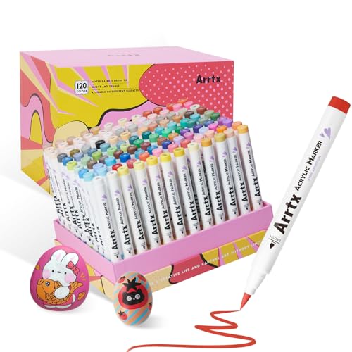120 Colors Markers Paint Pens