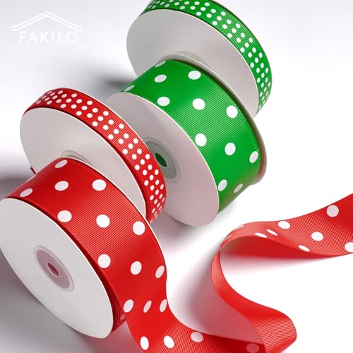 Polka Dot Grosgrain Ribbon 1.5 Inch