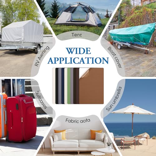 Canvas Repair Patch 5.5 x 8 Inches 6Pcs Self (6 Count)