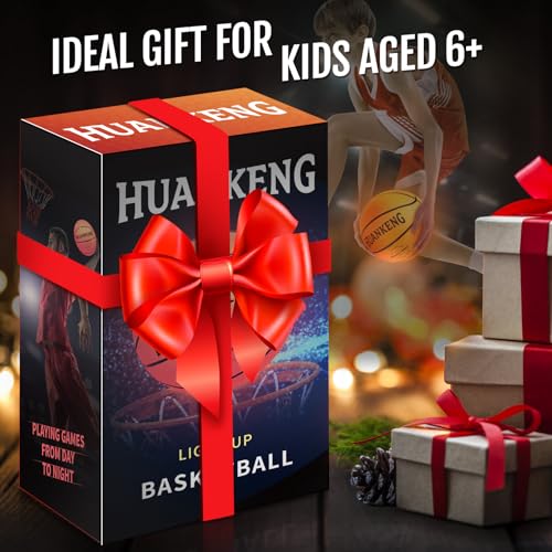 Rechargeable Glow in The Dark Basketball for Kids and Adults