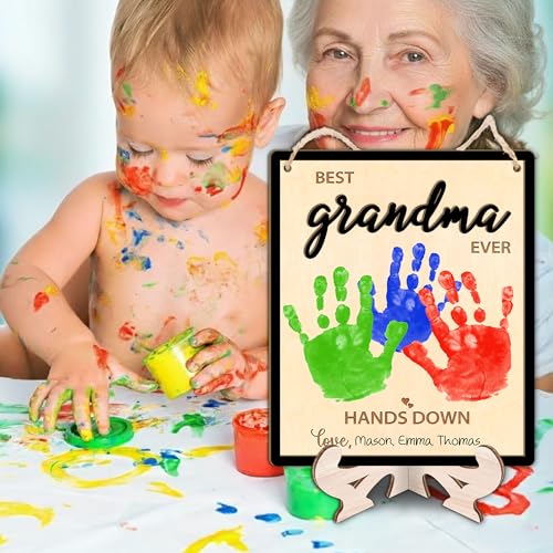 Grandma Handprint Art Sign