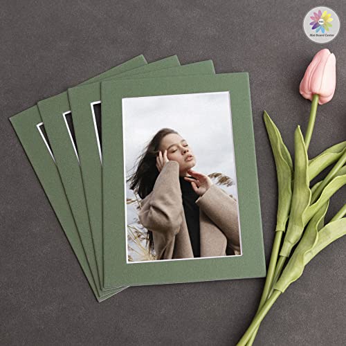 Mat Board Center 10 Pack 5x7 Photo Mats for 4x6 Picture