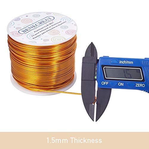 15 Gauge 220FT Aluminum Wire Anodized Jewelry Craft Making Beading Floral Colored Aluminum Craft Wire (220 Foot)