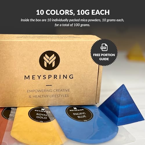 Two Tone Mica Powder Sample Set for Epoxy Resin (3.5 Ounce)