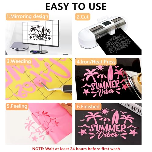 Heat Transfer HTV Vinyl Bundle (20 Count)