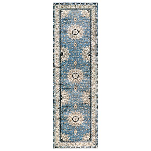 Felice Oriental Floral Medallion Runner Rug