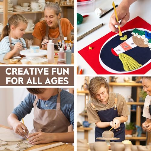 18 Pack Pottery Clay Tool Kit (18 Count)