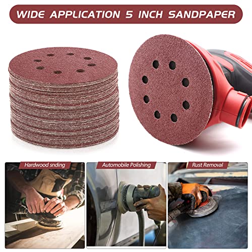 5 Inch 180 Grit Sanding Discs (50 Count)