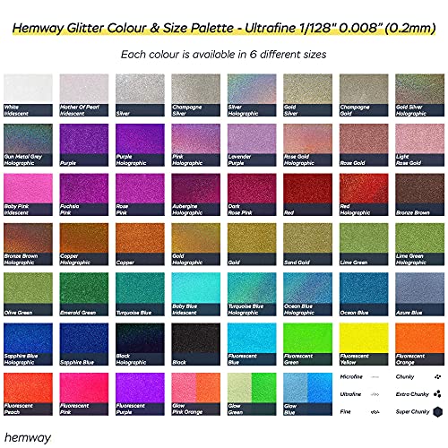 Craft Glitter Fuchsia Pink 100g Ultrafine Glitter (3.5 Ounce)