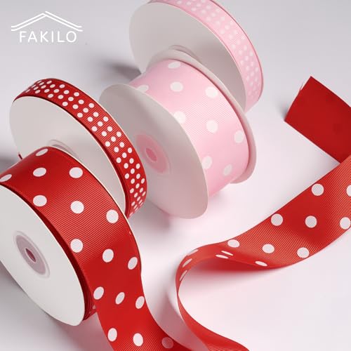 Polka Dot Grosgrain Ribbon 1.5 Inch