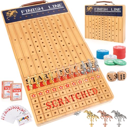 Large 21 Inches Horse Race Board Game