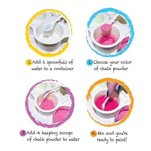 DIY Sidewalk Chalk Paint Set (12 Count)