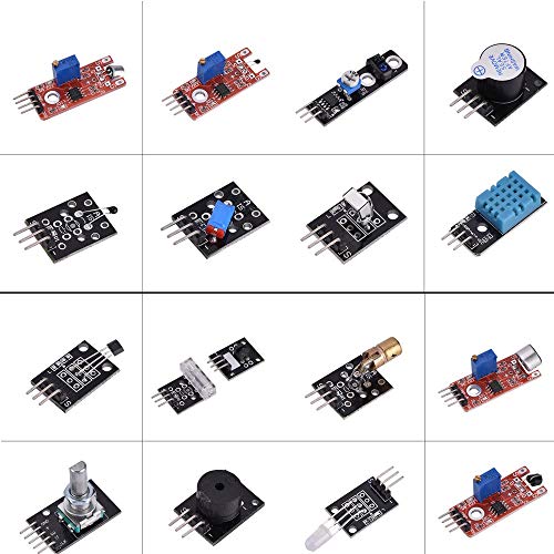 37 Set Sensor Assortment Kit 37 in 1 Sensor Module Starter Kit for Arduino MCU Educ