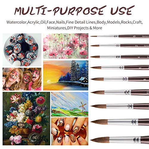 Sable Watercolor Brushes