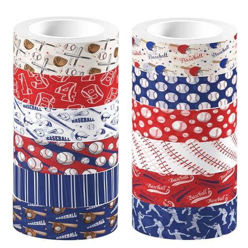 12 Rolls Sports Washi Tape (12 Count)