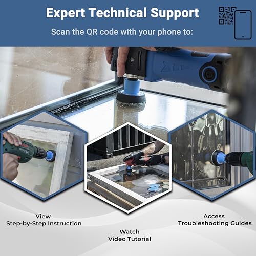 DIY Glass Scratch Removal Deluxe Kit 2" & 3"
