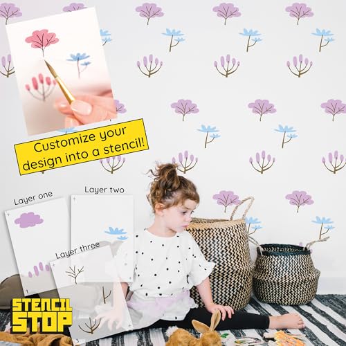Personalized Custom Layered Stencils for Spray Painting