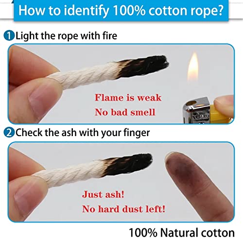Macrame Cotton Cord 4mm x 109Yards (327 Foot)