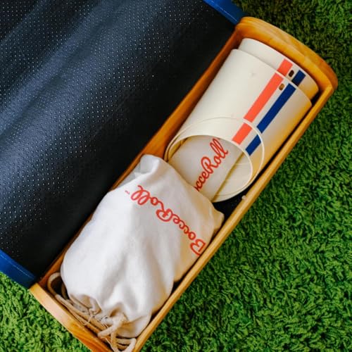 Yard Game Modern Bocce Ball Set with Ramp & Targets