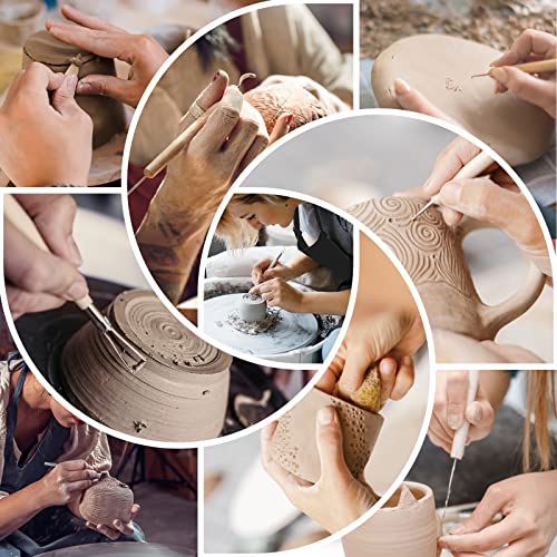 Pottery Clay Tools for Adults Sculpting (45 Count)