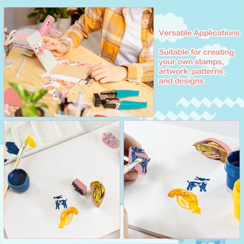50 Pack Rubber Carving Blocks 4 x 6 Inch (50 Count)