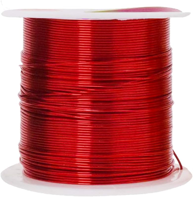Mandala Crafts 22 Gauge Anodized Aluminum Craft Wire for Jewelry Making - 450 FT Colored Flexible Silver Black Gold Purple Red Kelly Green Wire - Bendable for Bonsai Armature Crafting Sculpting - Crafty Corner