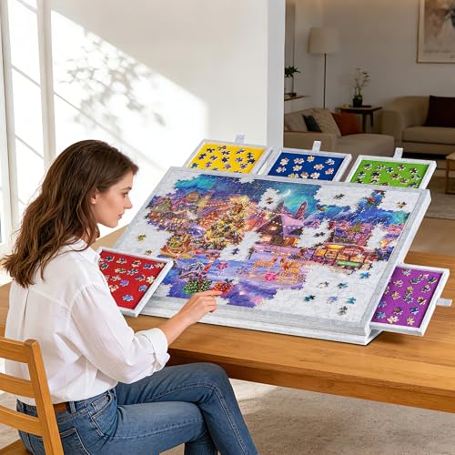 Tilting Puzzle Board with 2 (1000 Count)