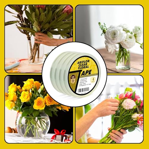 4Packs Clear Floral Tape (4 Count)