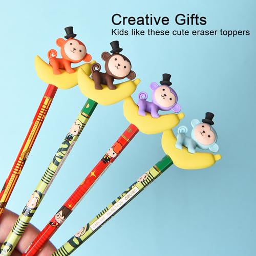 16Pcs Pencil Top Erasers for Kids (16 Count)