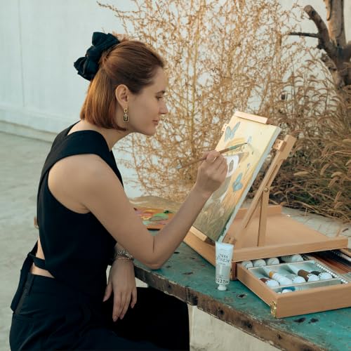 Portable Tabletop Easel for Painting