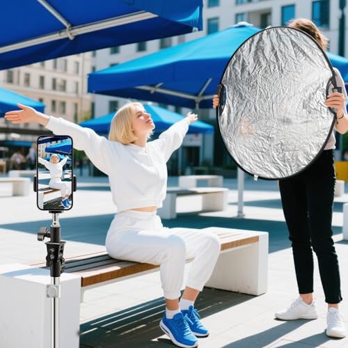 32'' Reflector Kit with Tilt Adapter Stand for Studio Outdoor